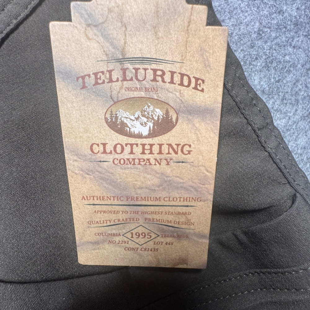 Telluride Clothing Company Mens Brown Stretch Straight Leg Pants 38x32 New - Picture 5 of 10